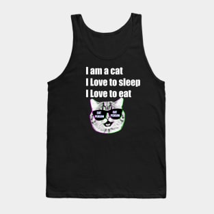 I am a cat Person Tank Top